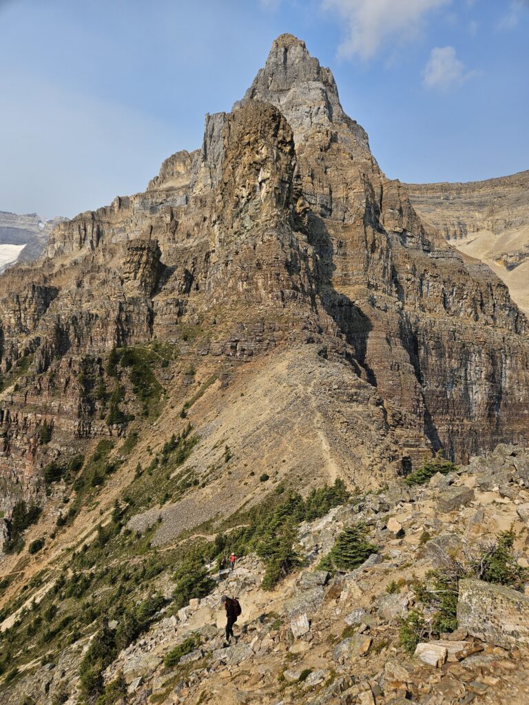 Mount Niblock towered above us towards the peak of Devil's Thumb.